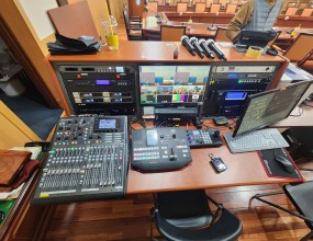 아날로그 음향에서 디지털 음향 시스템으로 구성 변경